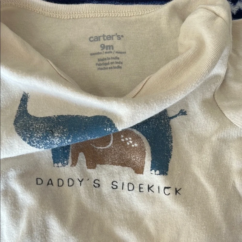 Carter's Blue and Cream Kids Matching Set